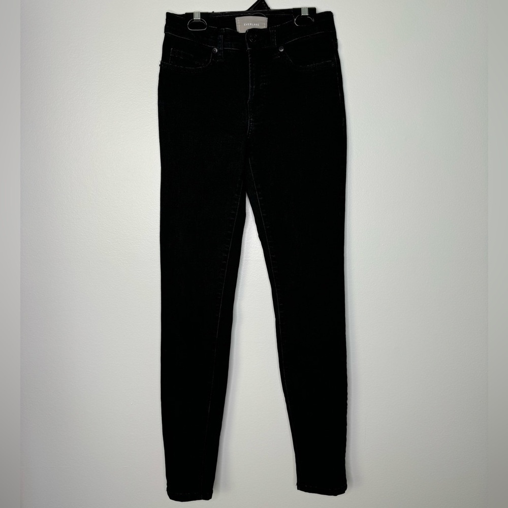 Everlane black mid rise Skinny size 26 Tall jeans